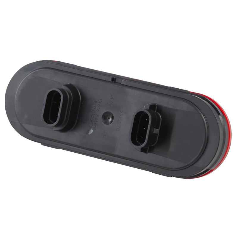 Grote 54702 6" Oval Led Stop Tail Turn Lights with Integrated Back Up, Integrated Hard Shell - Image 2